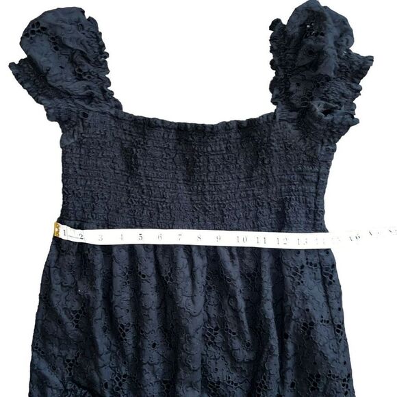 VINTAGE JUICY COUTURE Black Off The Shoulder Lace Dress Size 8 - Picture 8 of 10